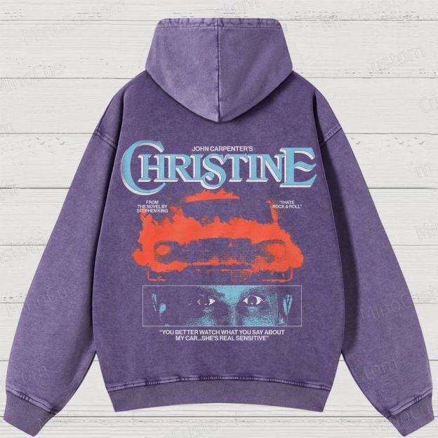 Christine Movie Washed Hoodies 