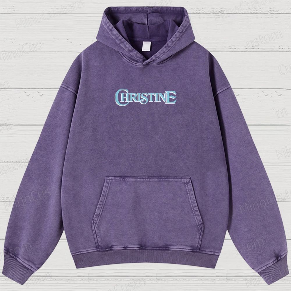 Christine Movie Washed Hoodies 