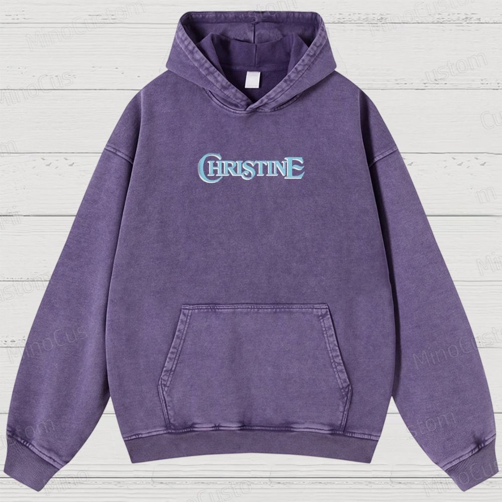 Christine Movie Washed Hoodies 
