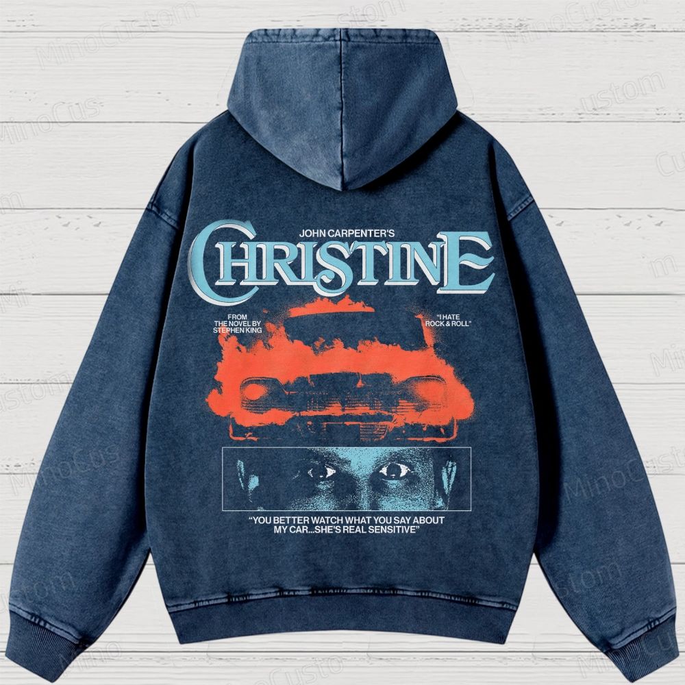 Christine Movie Washed Hoodies 