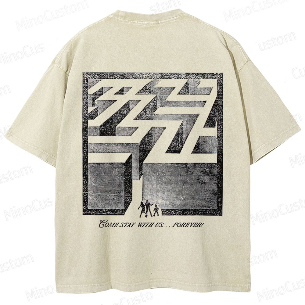 The Shining Overlook Hotel Graphic Washed T - Shirt