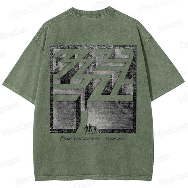 The Shining Overlook Hotel Graphic Washed T - Shirt