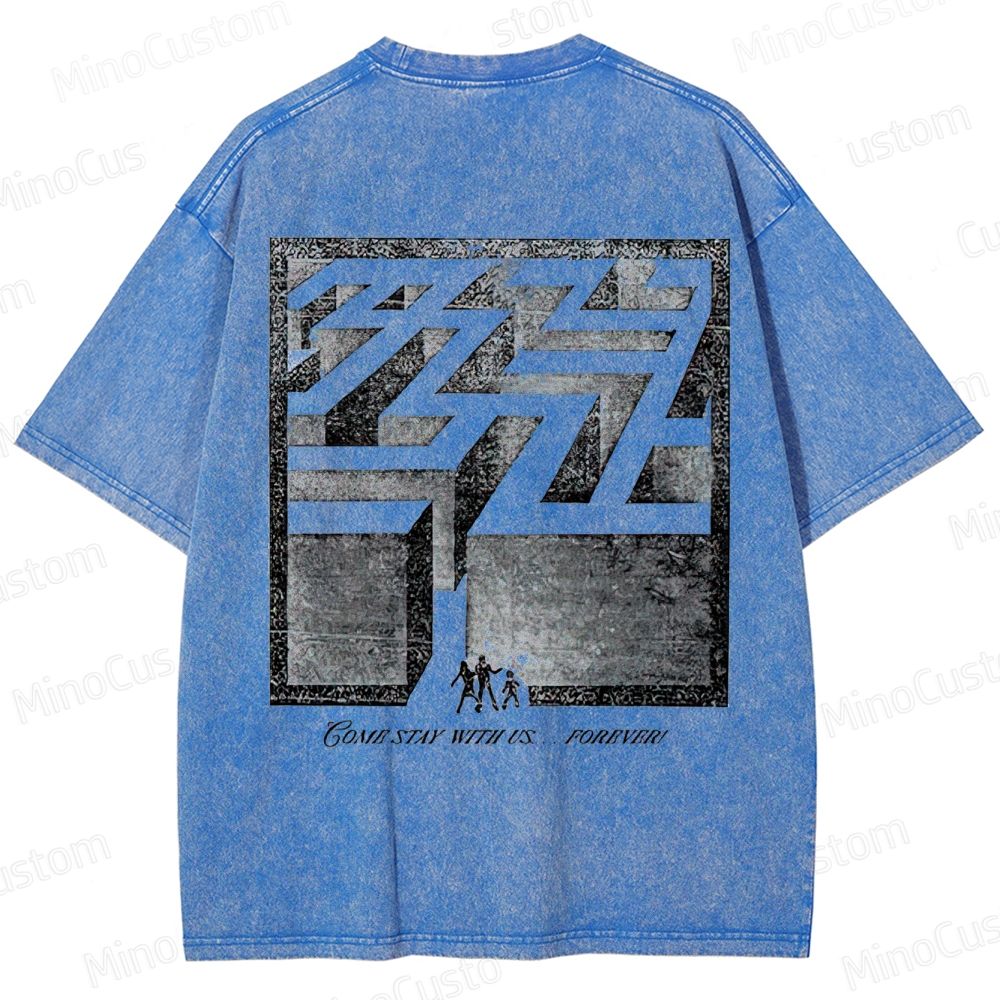 The Shining Overlook Hotel Graphic Washed T - Shirt