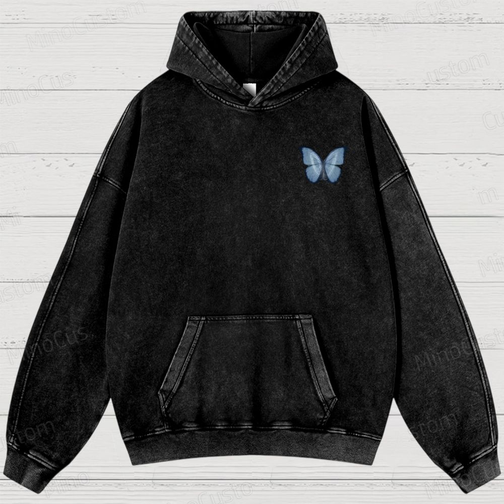 Butterfly Effect Washed Hoodies