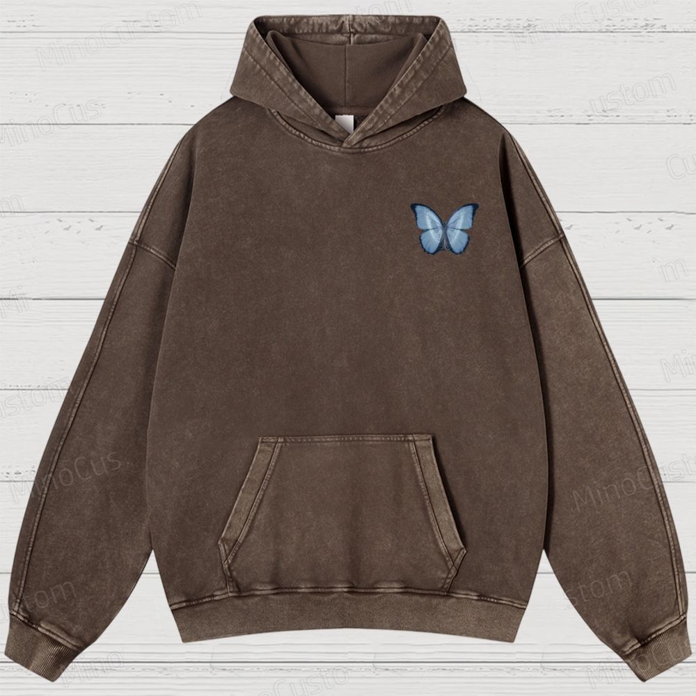Butterfly Effect Washed Hoodies