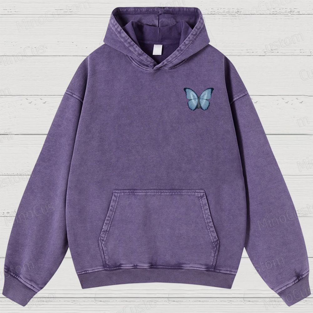 Butterfly Effect Washed Hoodies