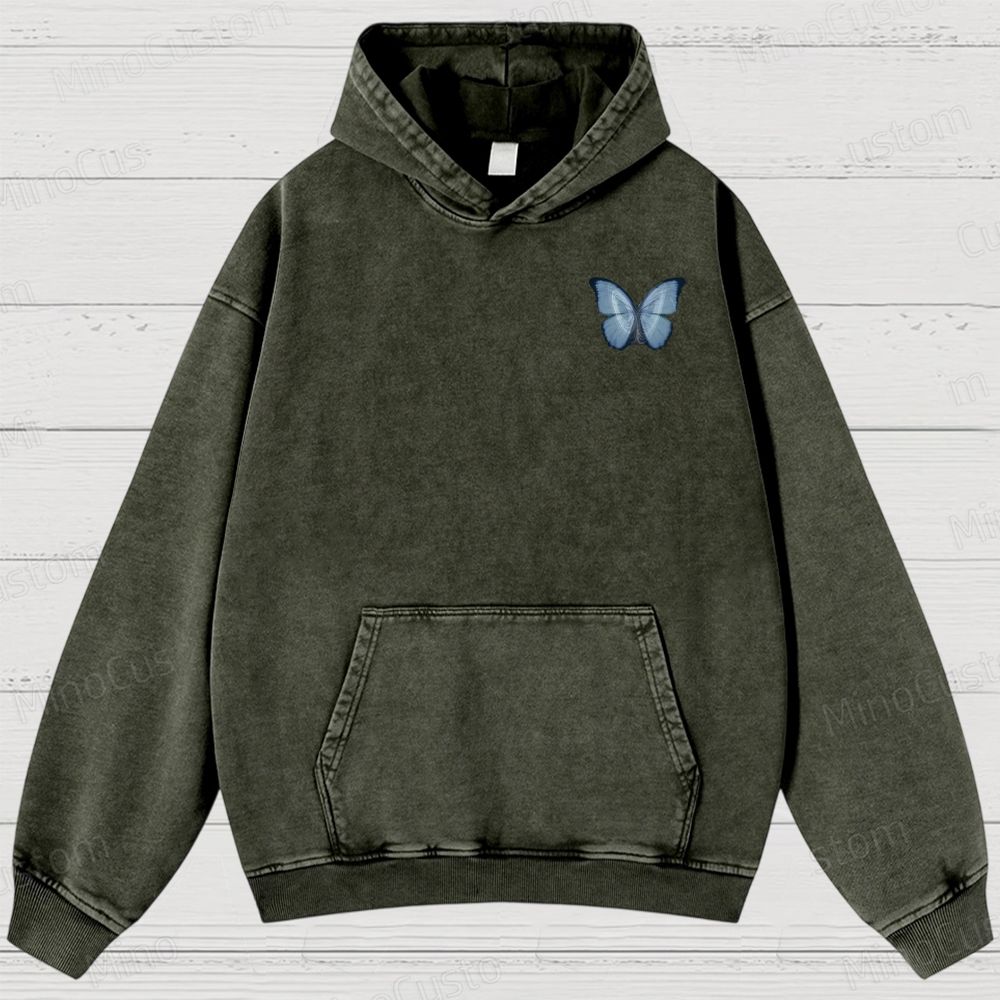 Butterfly Effect Washed Hoodies