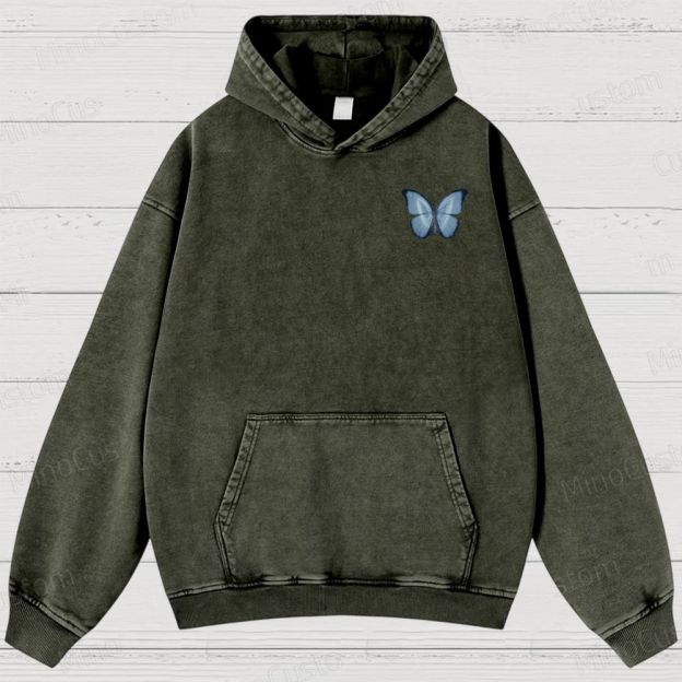Butterfly Effect Washed Hoodies