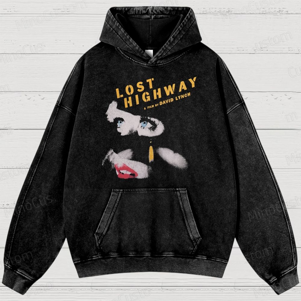 Lost Highway David Lynch Movie  Washed Hoodies 