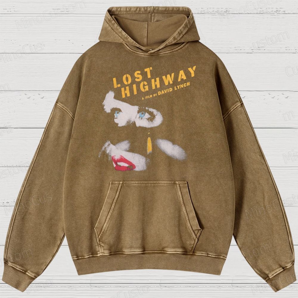 Lost Highway David Lynch Movie  Washed Hoodies 