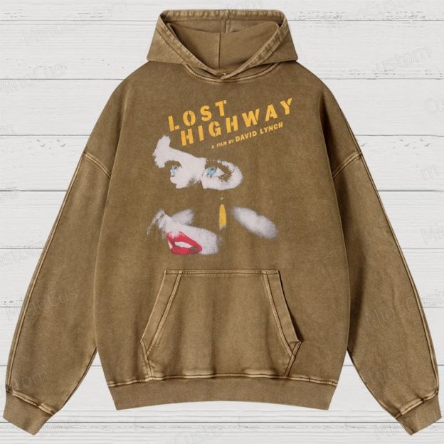 Lost Highway David Lynch Movie  Washed Hoodies 