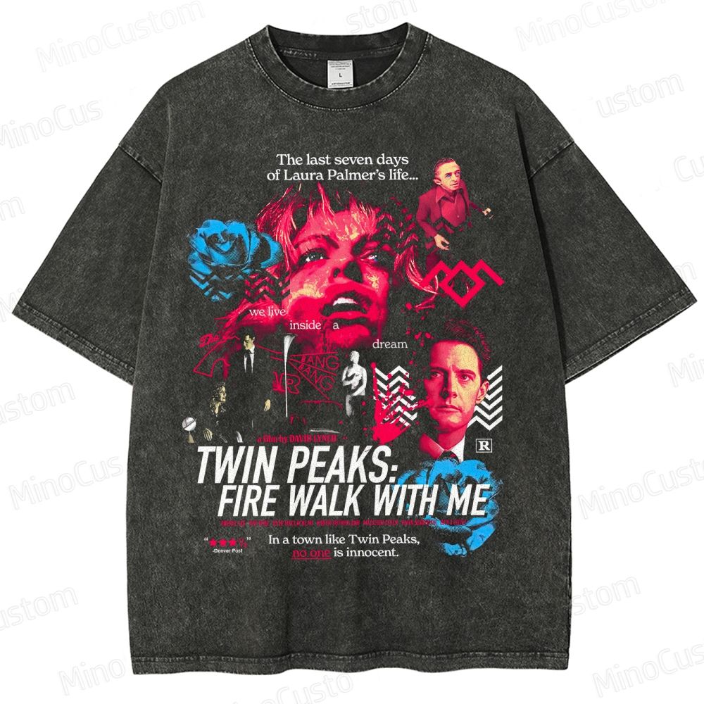 Twin Peaks Fire Walk With Me Washed T-Shirt 