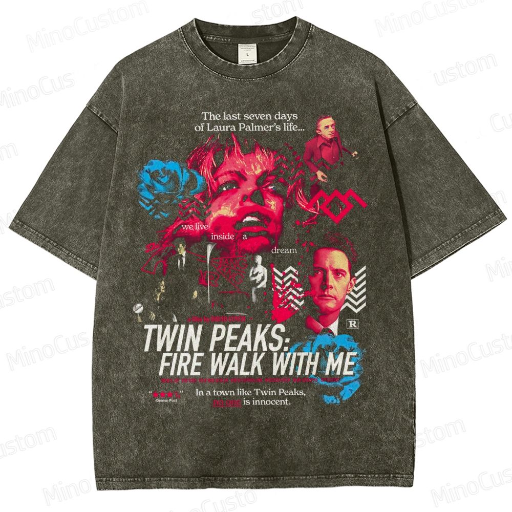 Twin Peaks Fire Walk With Me Washed T-Shirt 