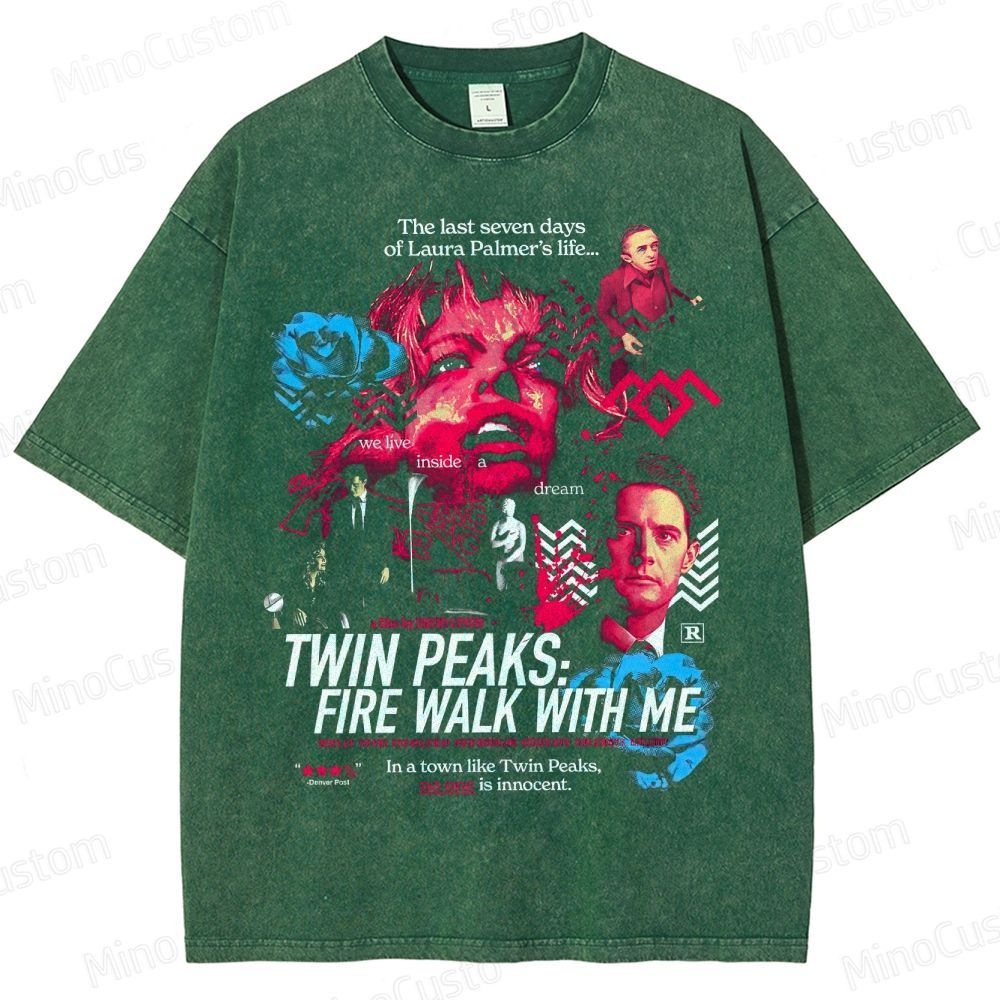 Twin Peaks Fire Walk With Me Washed T-Shirt 