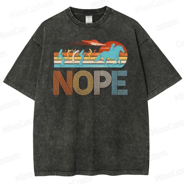 NOPE UFO Western Graphic Washed T-Shirt