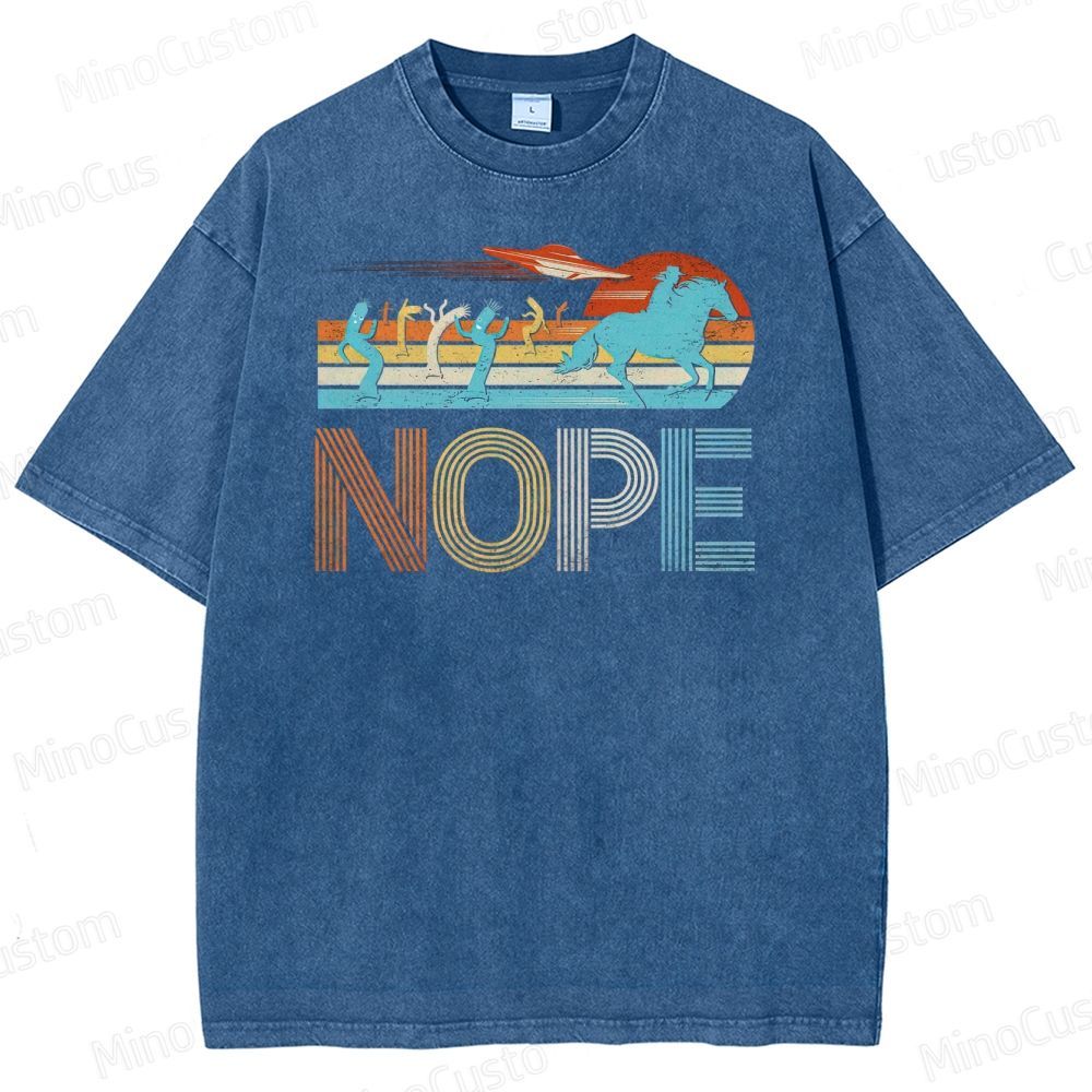 NOPE UFO Western Graphic Washed T-Shirt