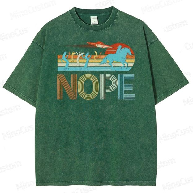 NOPE UFO Western Graphic Washed T-Shirt