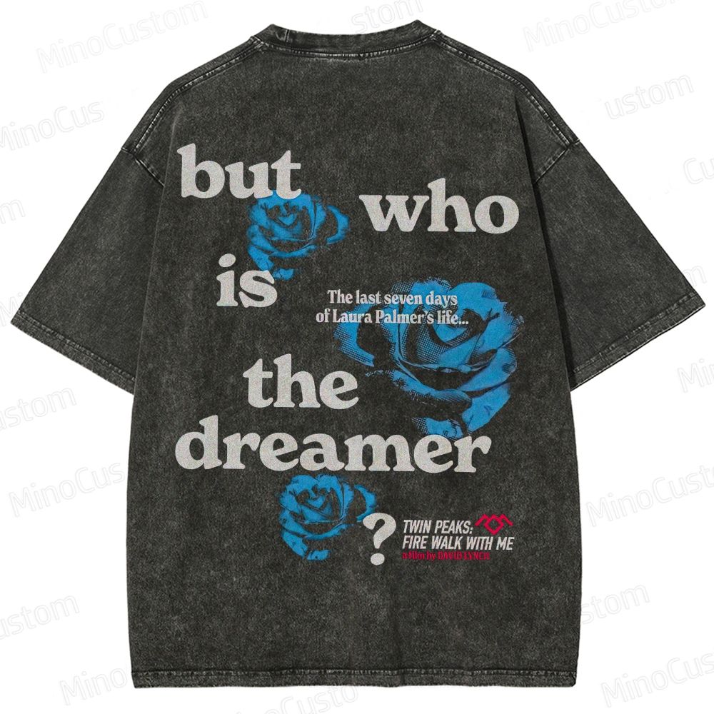 Twin Peaks Blue Rose Washed T-Shirt 