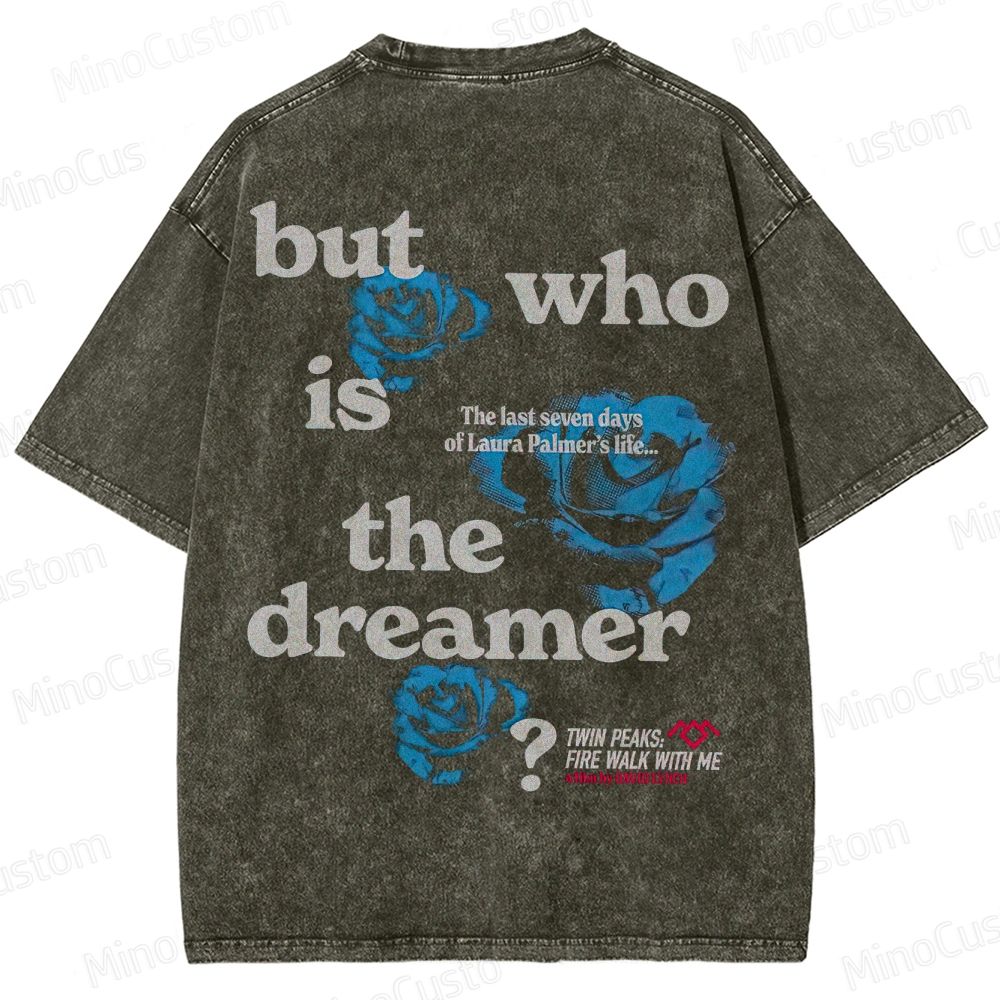 Twin Peaks Blue Rose Washed T-Shirt 