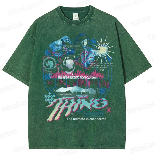 The Thing Horror Graphic Washed T-Shirt 