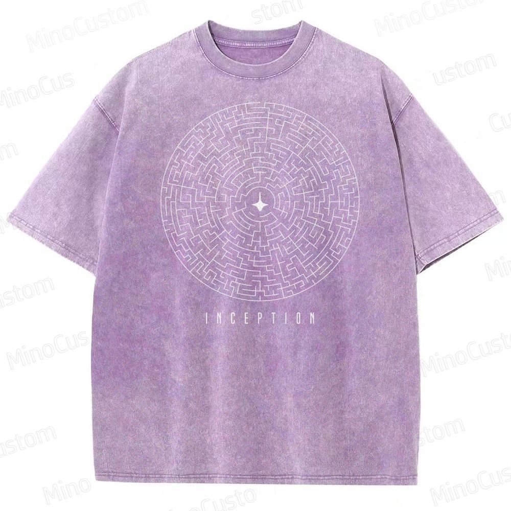 Iconic Movie Inception Washed T-Shirt 