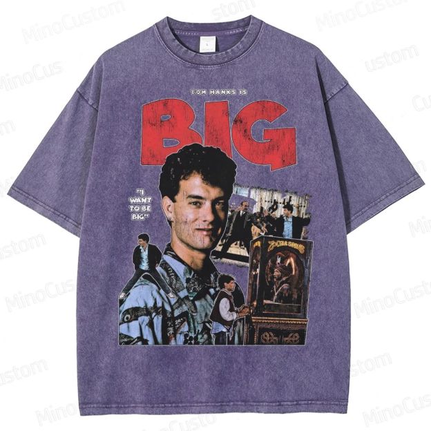 Big Tom Hanks Vintage Washed T - Shirt