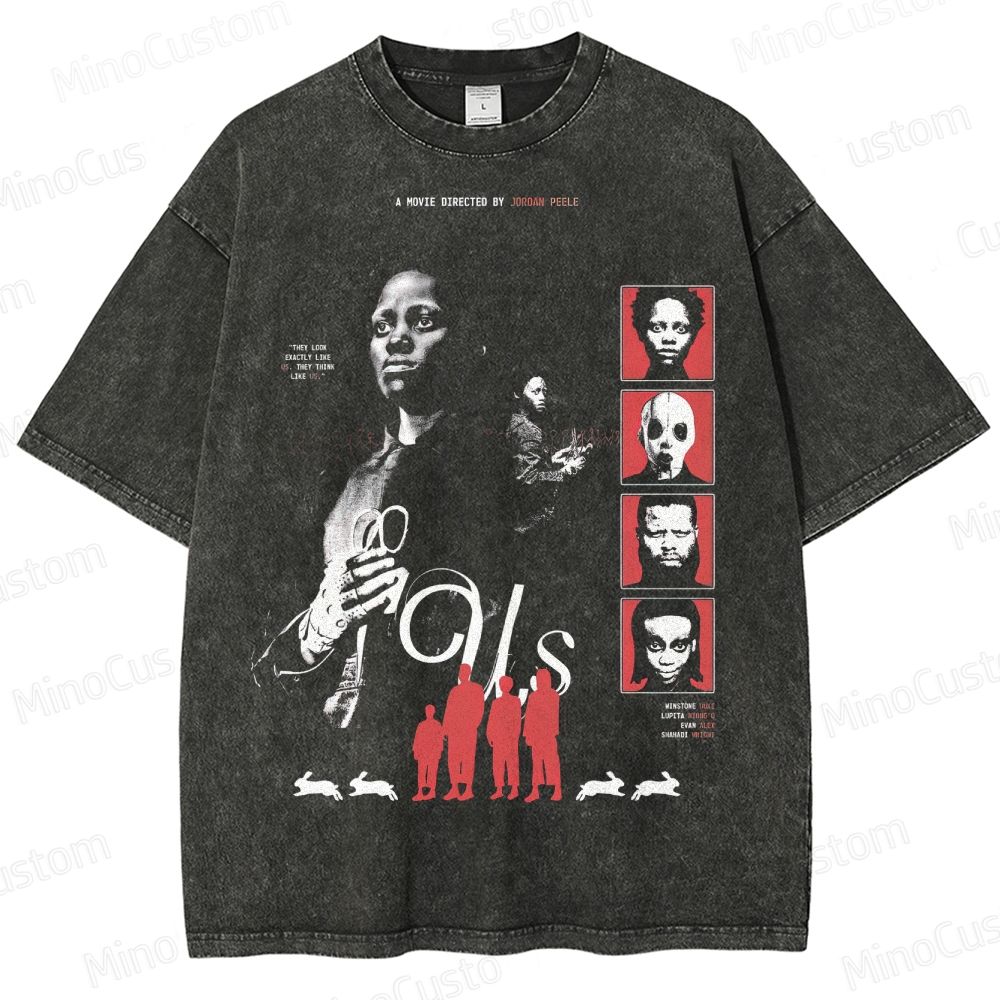 Us Jordan Peele Vintage Washed T - Shirt