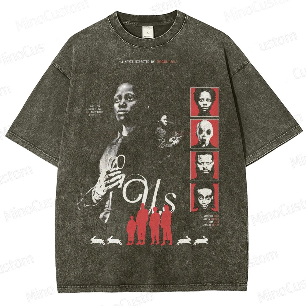 Us Jordan Peele Vintage Washed T - Shirt
