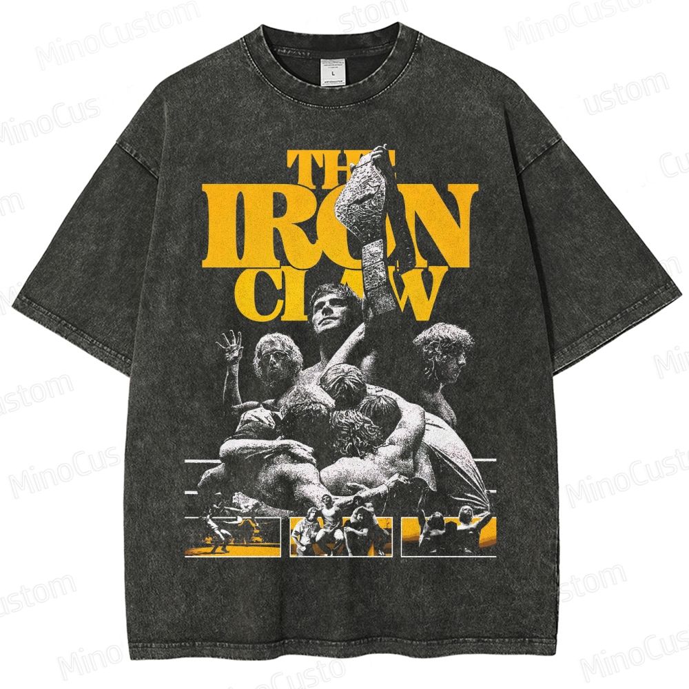 The Iron Claw Vintage Washed Movie T - Shirt