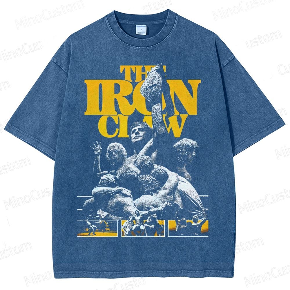 The Iron Claw Vintage Washed Movie T - Shirt
