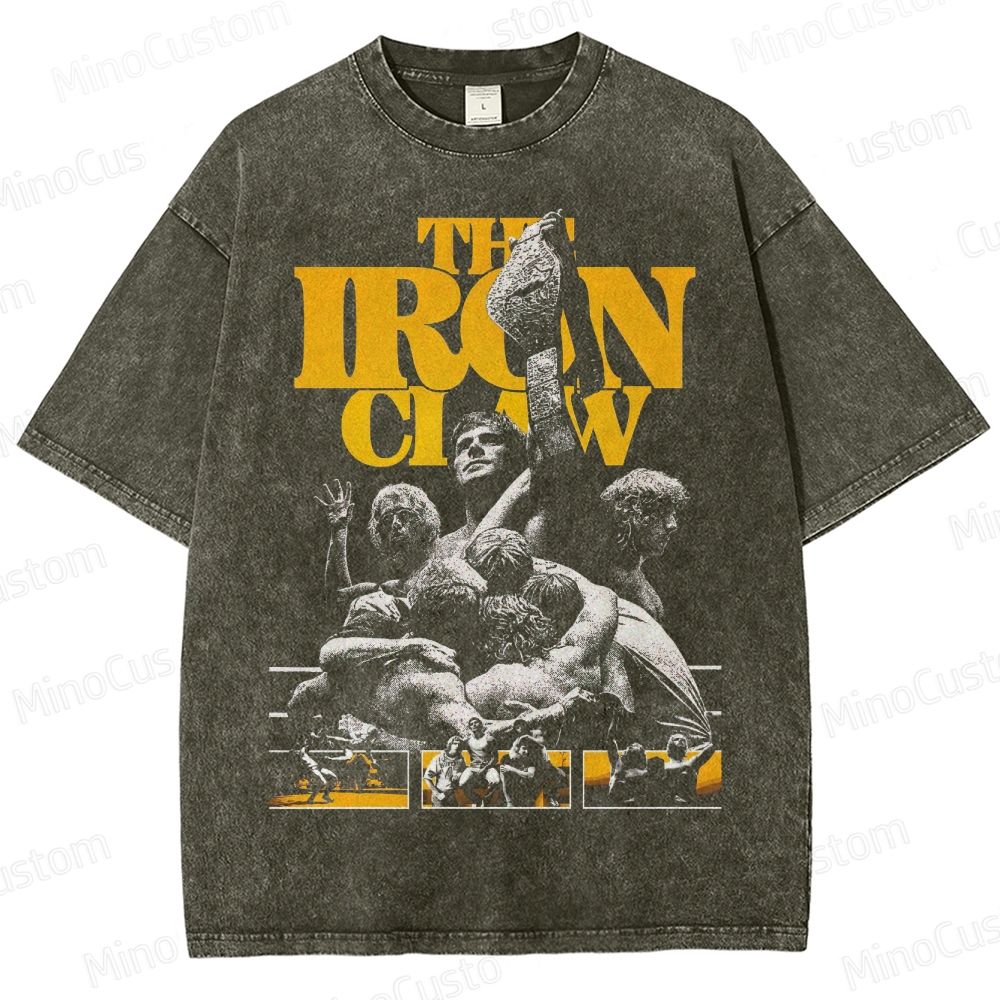 The Iron Claw Vintage Washed Movie T - Shirt
