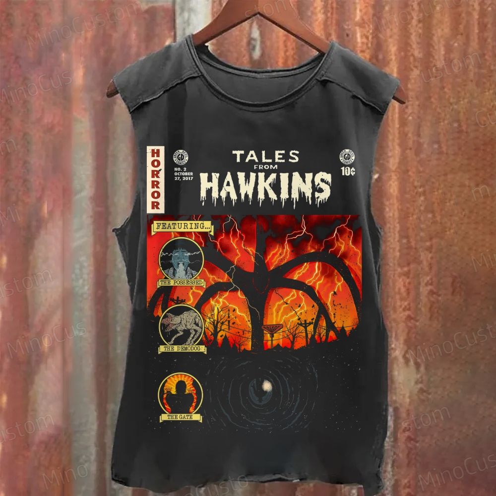 Tales From Hawkins Horror Graphic Tank Top
