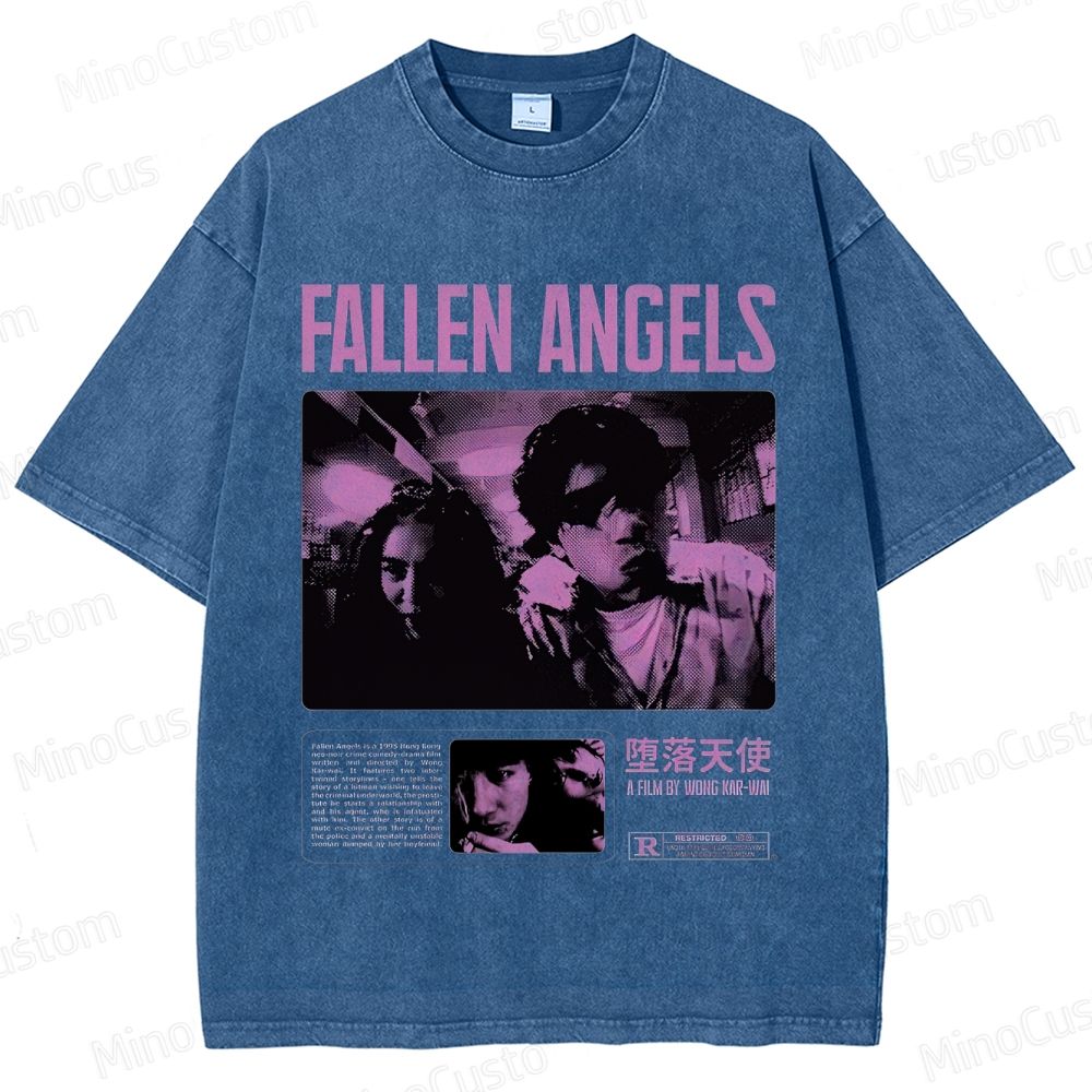 Fallen Angels Vintage Washed Movie T - Shirt