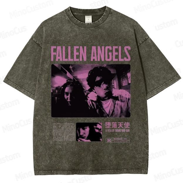 Fallen Angels Vintage Washed Movie T - Shirt