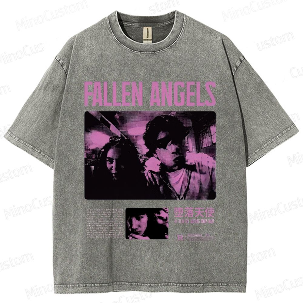 Fallen Angels Vintage Washed Movie T - Shirt
