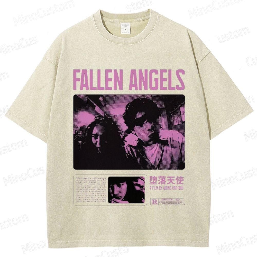 Fallen Angels Vintage Washed Movie T - Shirt