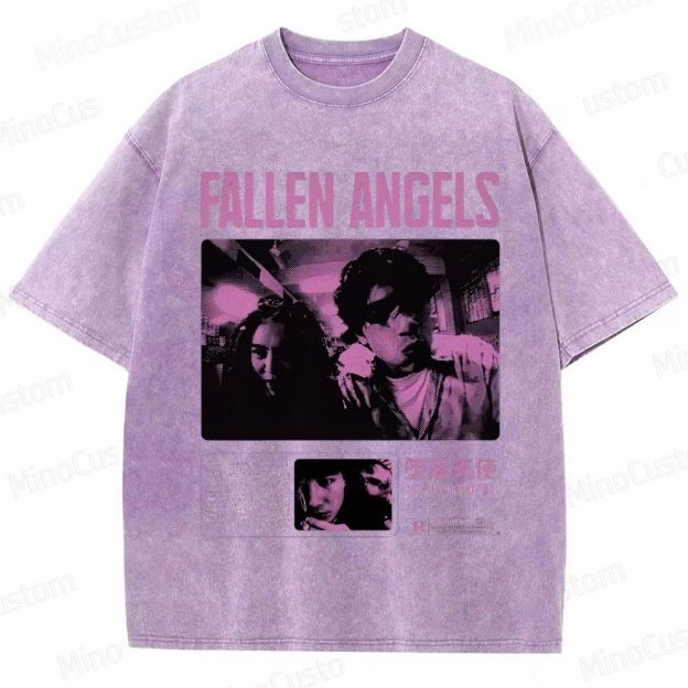 Fallen Angels Vintage Washed Movie T - Shirt