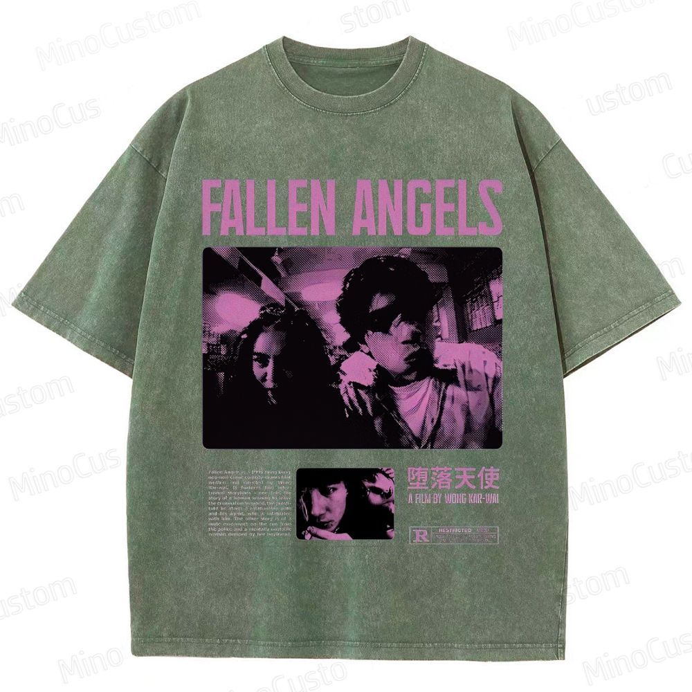 Fallen Angels Vintage Washed Movie T - Shirt