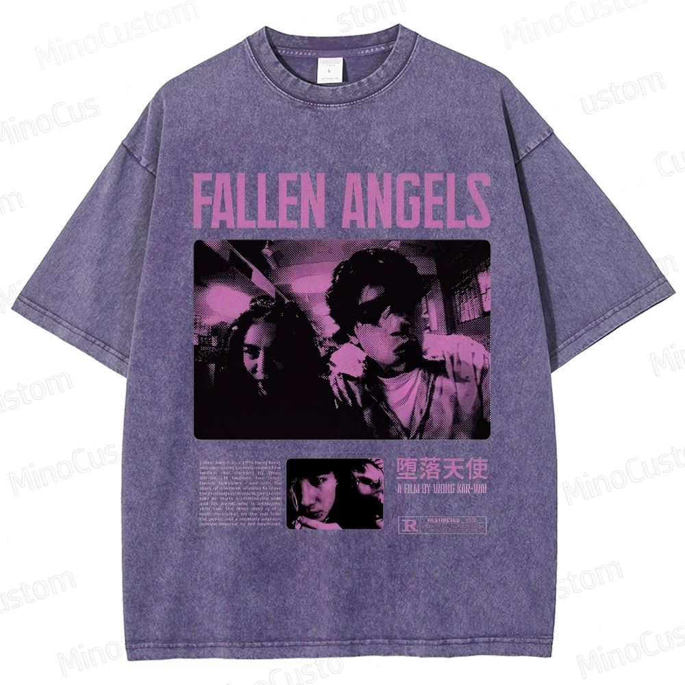 Fallen Angels Vintage Washed Movie T - Shirt