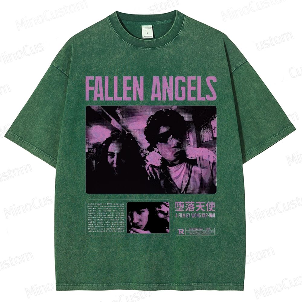 Fallen Angels Vintage Washed Movie T - Shirt