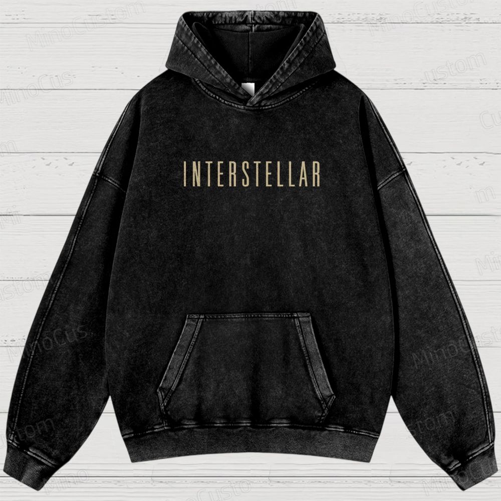 Interstellar Vintage Washed Hoodie