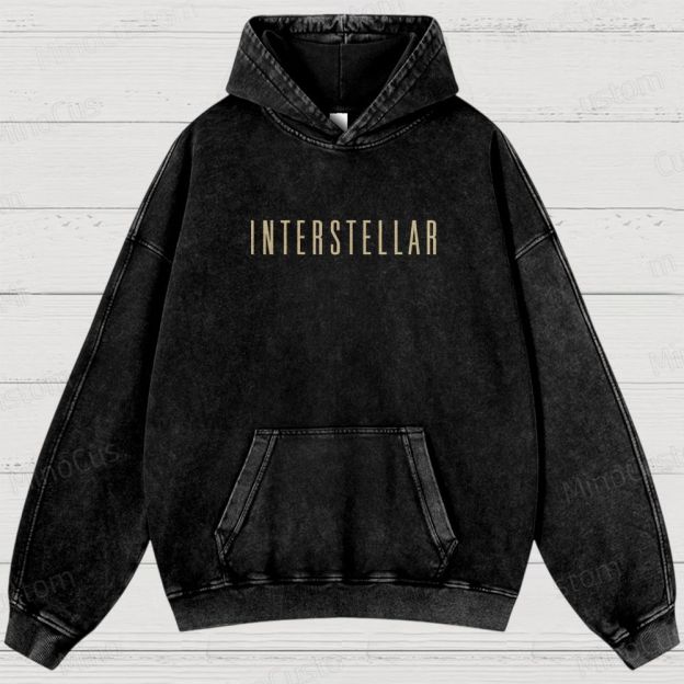 Interstellar Vintage Washed Hoodie