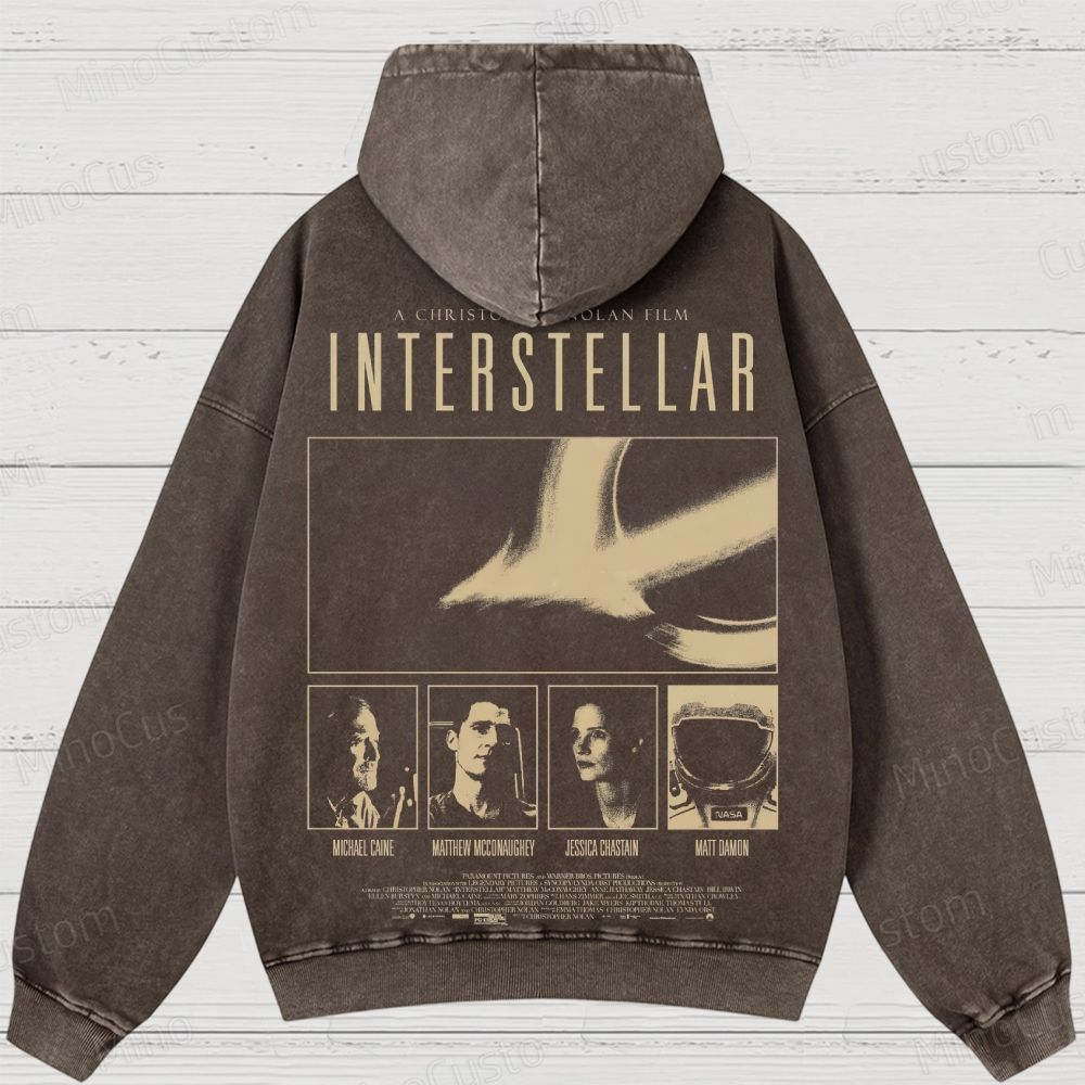 Interstellar Vintage Washed Hoodie
