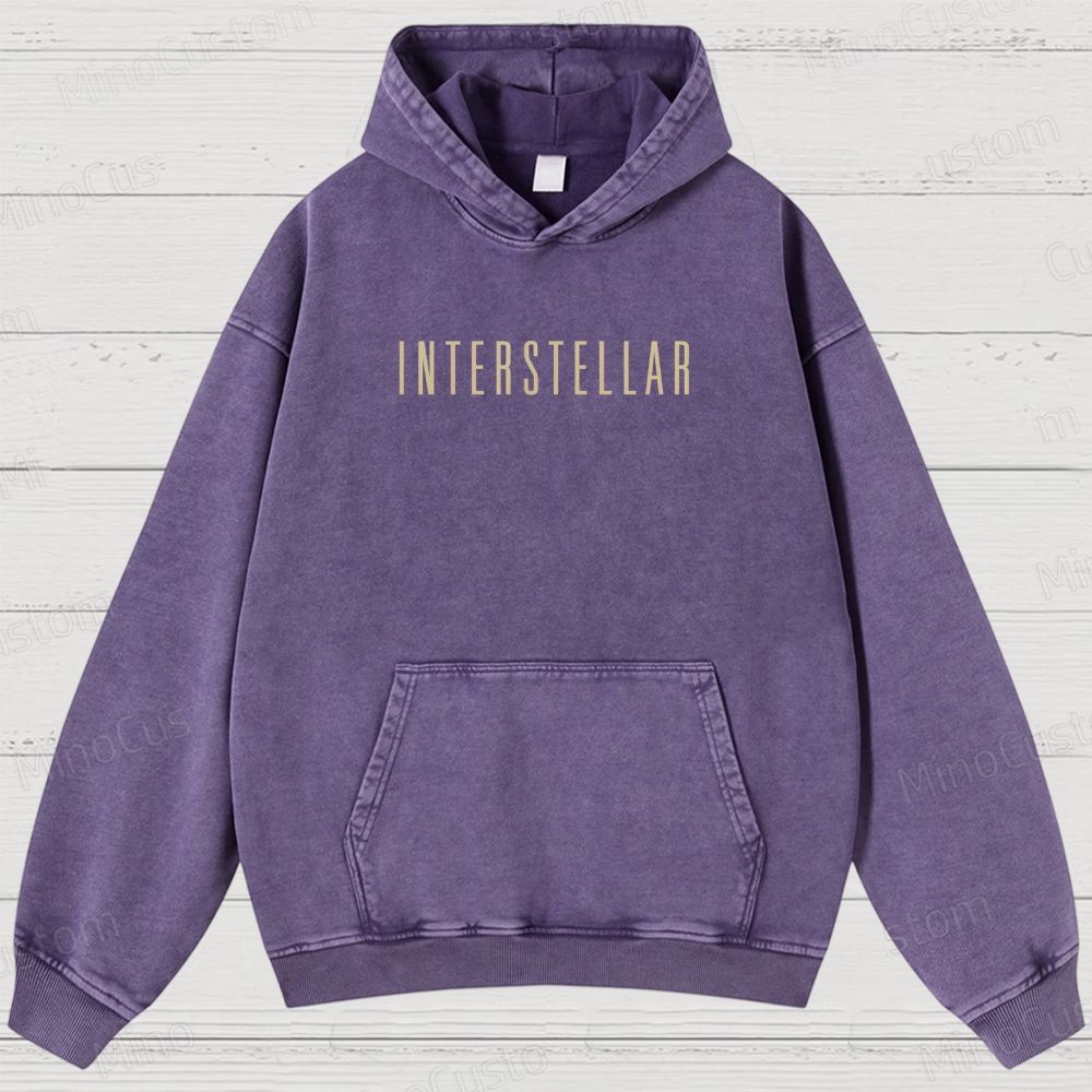 Interstellar Vintage Washed Hoodie