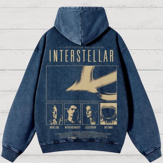 Interstellar Vintage Washed Hoodie