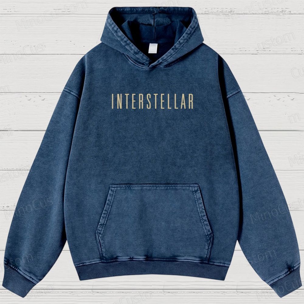 Interstellar Vintage Washed Hoodie