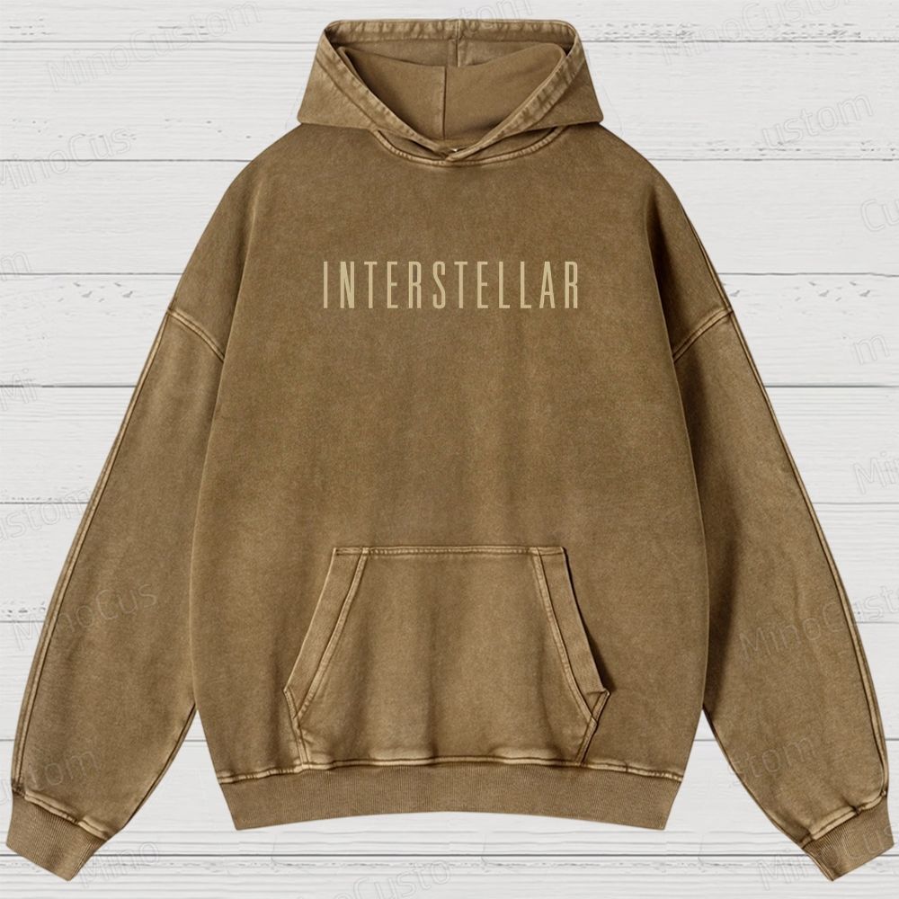 Interstellar Vintage Washed Hoodie