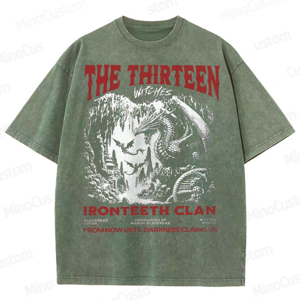 The Thirteen Throne Of Glass Washed T-Shirt