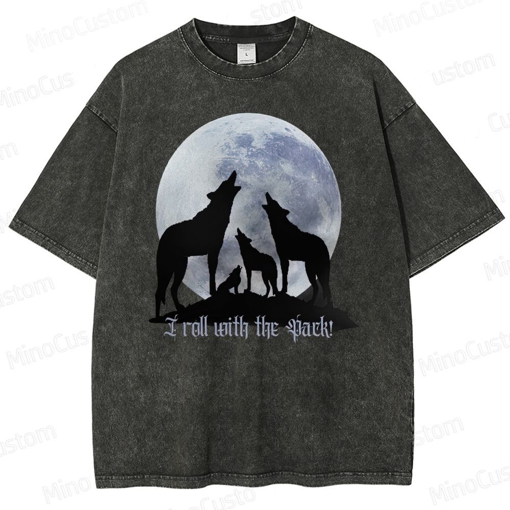 I roll with the Pack! Washed T-Shirt 