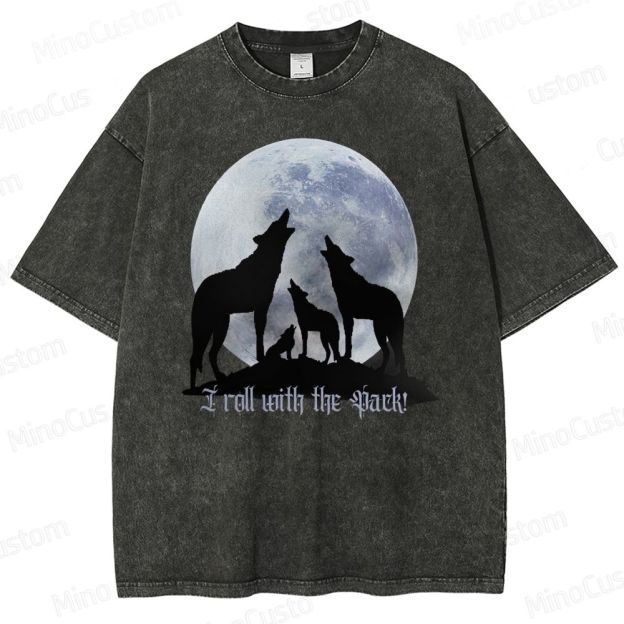 I roll with the Pack! Washed T-Shirt 